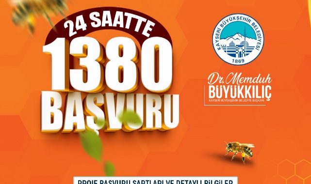24 SATTE BİN 380 BAŞVURU