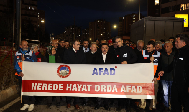 'ASRIN FELAKETİ'NİN 3. YILINDA KAYSERİ'DE SESSİZ YÜRÜYÜŞ