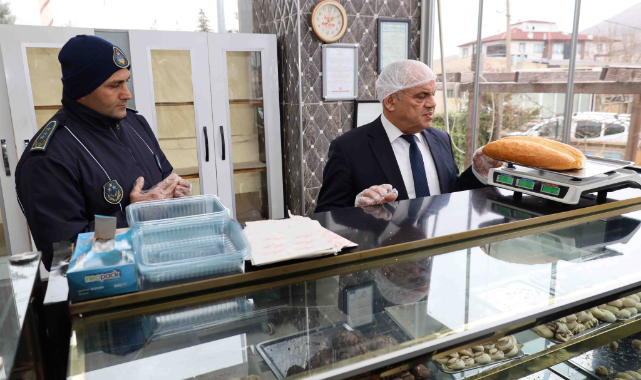 BAŞKAN ÖZTÜRK FIRIN DENETİMİNE KATILDI