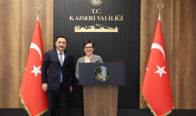 BÜYÜKELÇİ GABRİELE JUEN'DEN VALİ ÇİÇEK'E ZİYARET