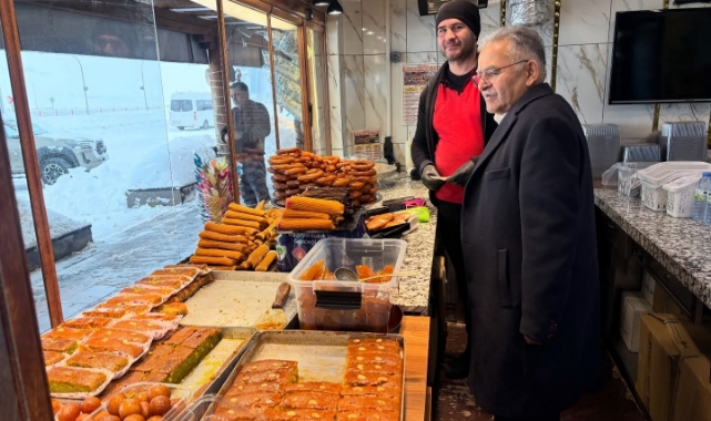 BÜYÜKKILIÇ'TAN ESNAF ZİYARETİ