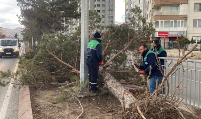 KAYSERİ BÜYÜKŞEHİR, RÜZGÂRA KARŞI TEYAKKUZDA