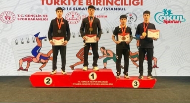 KAYSERİLİ GÜREŞÇİLER’DEN ÇİFTE MADALYA