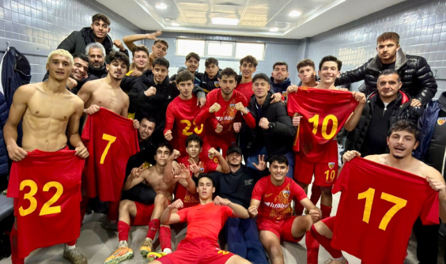 KAYSERİSPOR U19 PAF TAKIMI GERİDEN GELEREK KAZANDI