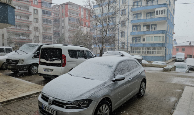 MALATYA'DA KAR YAĞIŞI ETKİLİ OLDU