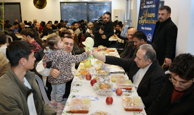 TALAS'TA GÖNÜLLER YİNE İKRAM SOFRASI'NDA BULUŞACAK