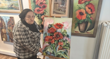 80 YAŞINDA 25 YILLIK SANAT SEVGİSİNİ SÜRDÜRÜYOR