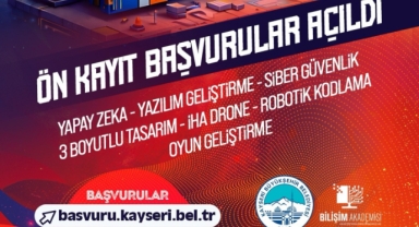 BİLİŞİM AKADEMİSİ'NDE YENİ DÖNEM ÖN KAYITLARI BAŞLADI