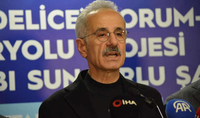 "DELİCE-ÇORUM HIZLI TREN HATTI'NDA FİZİKİ İLERLEME YÜZDE 25'E YAKLAŞTI"