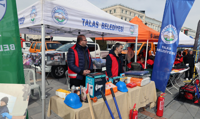 DEPREME KARŞI BİLİNÇ TALAS'TAN MEYDANA TAŞINDI