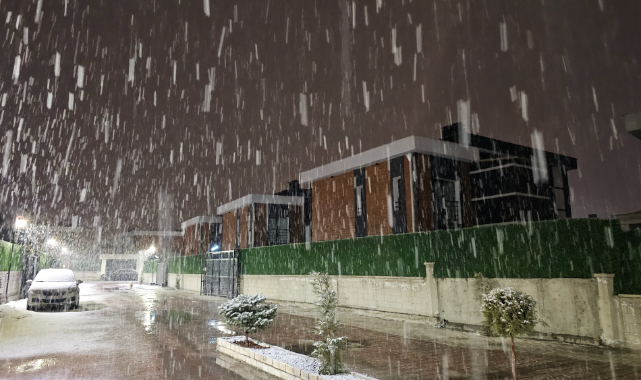 KAYSERİ'DE KAR YAĞIŞI 