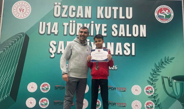 KAYSERİLİ SPORCU TÜRKİYE ÜÇÜNCÜSÜ OLDU