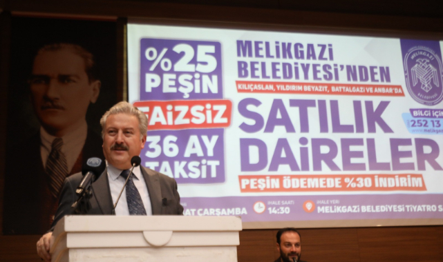 MELİKGAZİ BİRÇOK AİLENİN EV SAHİBİ OLMASINI KOLAYLAŞTIRDI