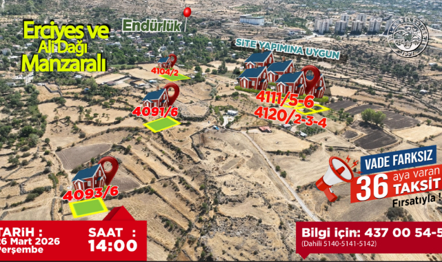 TALAS'TA VİLLA PARSELİ FIRSATI