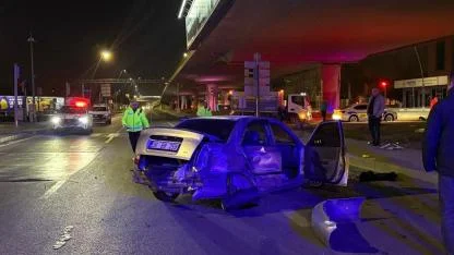 OTOMOBİL İLE CİP ÇARPIŞTI