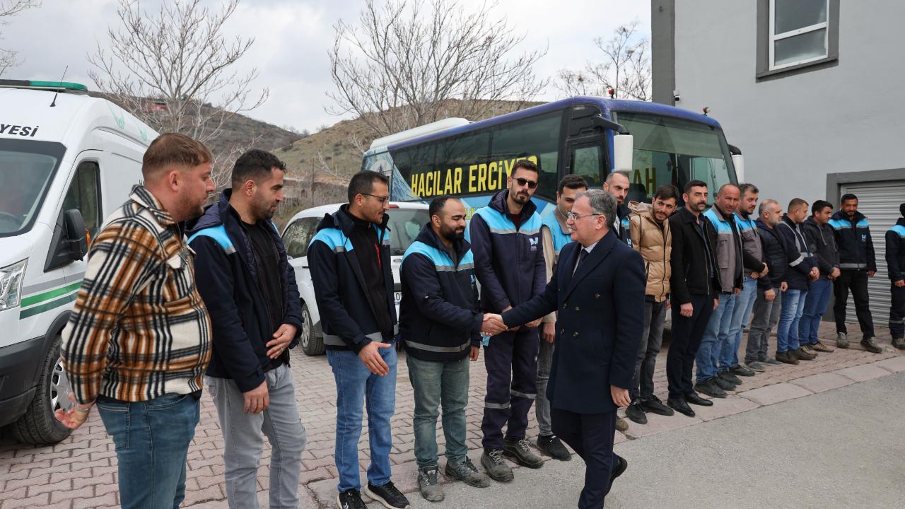 ÖZDOĞAN PERSONELİYLE BAYRAMLAŞTI