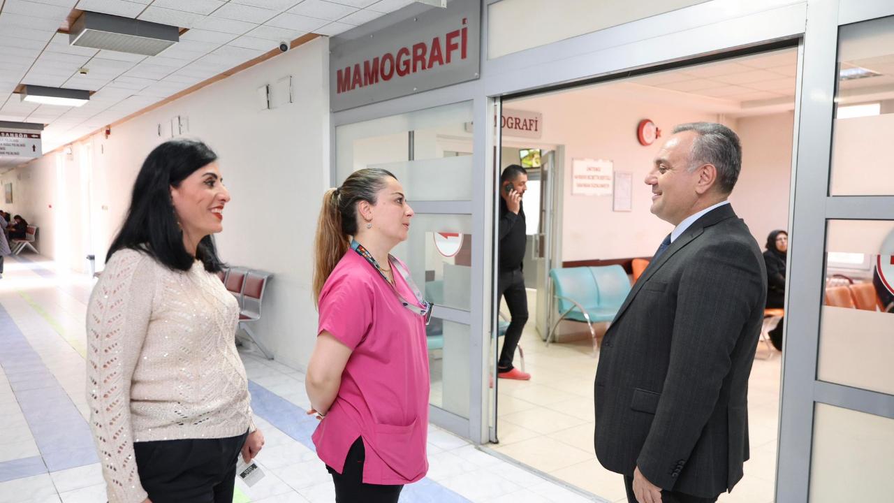 ALTUN'DAN SAĞLIK ÇALIŞANLARINA ZİYARET