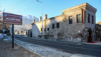 TALAS’IN TARİHİ HAMAMINA İLGİ BÜYÜK