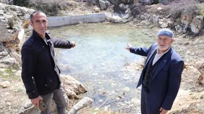 3 YIL ÖNCE KURUYAN "UYUZ GÖLÜ" YENİDEN SU TUTTU