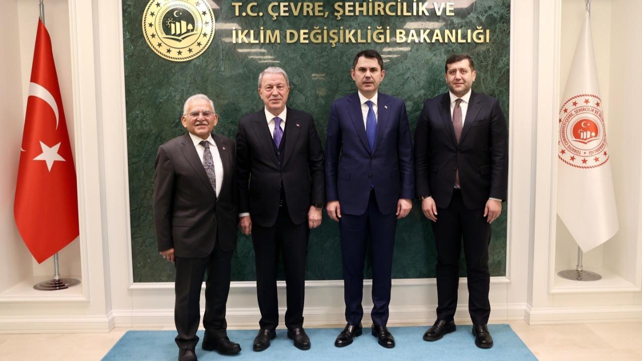 BAŞKAN BÜYÜKKILIÇ’TAN BAKAN KURUM’A ZİYARET