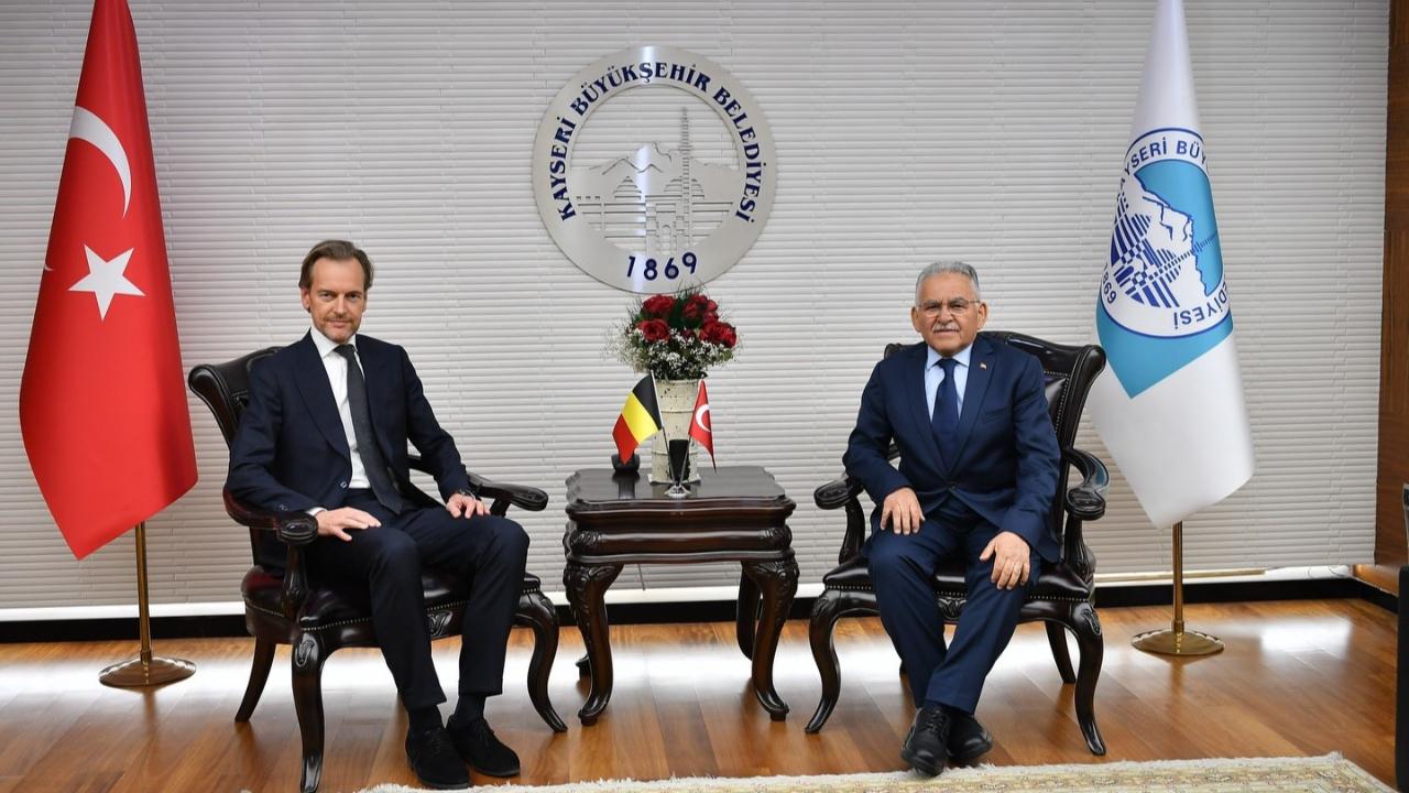 BELÇİKA BÜYÜKELÇİSİNİ AĞIRLAYAN BÜYÜKKILIÇ’TAN AB VURGUSU