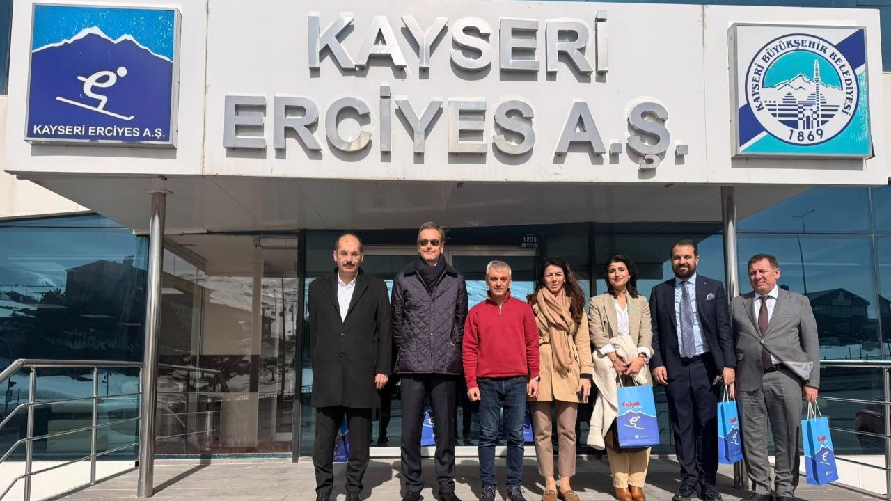 BELÇİKA HEYETİ, ERCİYES’E HAYRAN KALDI