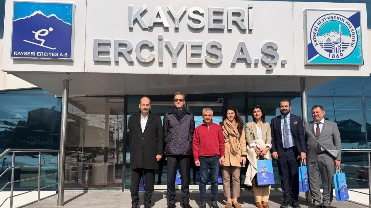BELÇİKA HEYETİ, ERCİYES’E HAYRAN KALDI