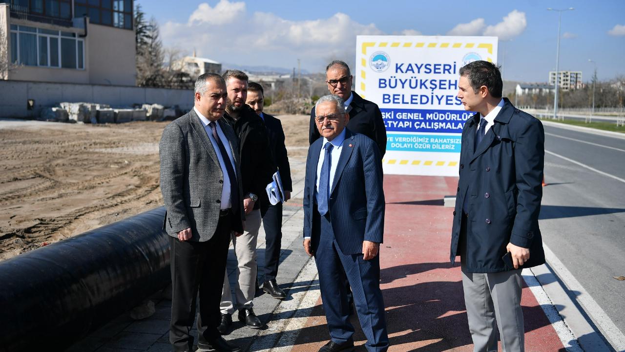 BÜYÜKKILIÇ, KASKİ’NİN YATIRIMINI İNCELEDİ