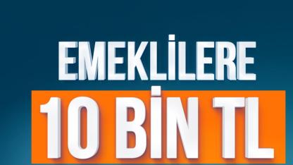 BÜYÜKŞEHİR’DEN EMEKLİLERE 10 BİN TL DESTEK
