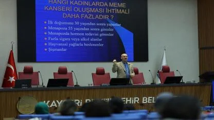 BÜYÜKŞEHİR’DEN “MEME KANSERİ” FARKINDALIK EĞİTİMİ