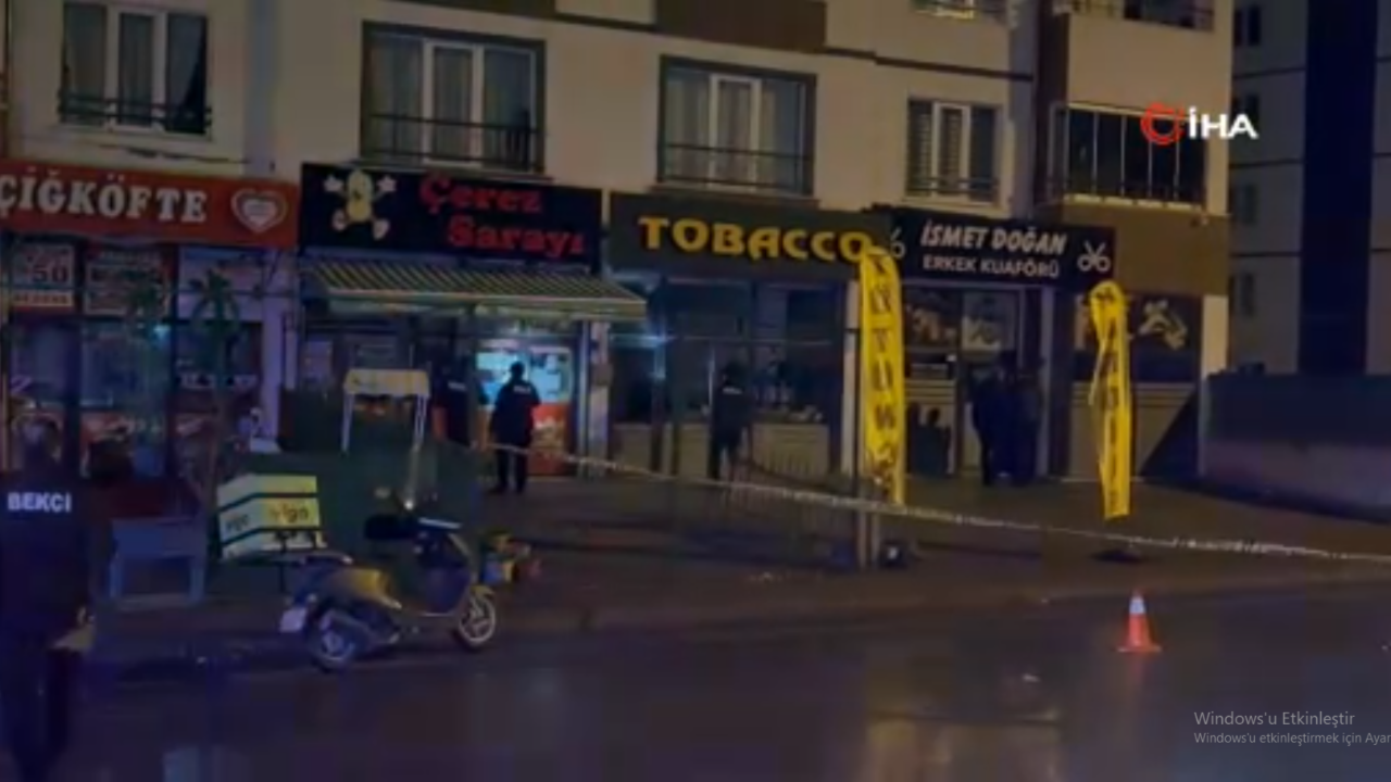 DÜKKAN KURŞUNLAMAK İÇİN SAHİPLERİNİN ÇIKMASINI BEKLEDİ