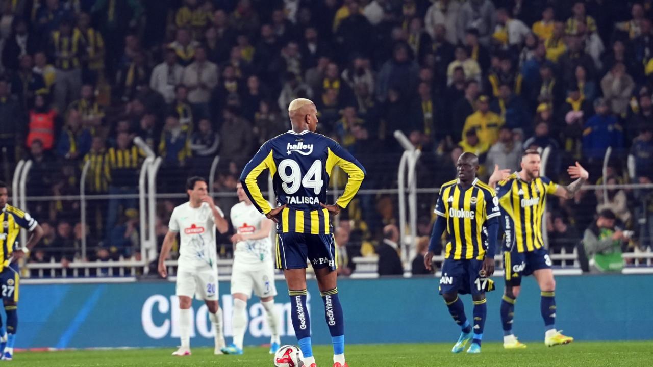 FENERBAHÇE, EVİNDE 5. KEZ PUAN KAYBETTİ