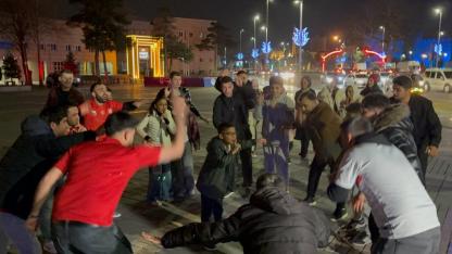 KAYSERİ'DE MİLLİ SEVİNÇ