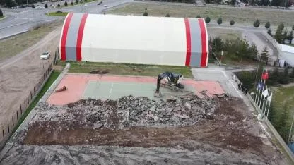 KAYSERİ'YE YENİ TENİS KORTLARI