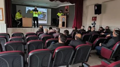 TOMARZA'DA SERVİS ŞOFÖRLERİNE GÜVENLİK VE TRAFİK EĞİTİMİ VERİLDİ