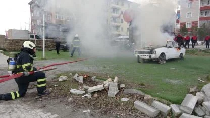 SORGUN İTFAİYESİ YANGIN TATBİKATINDA TAM NOT ALDI