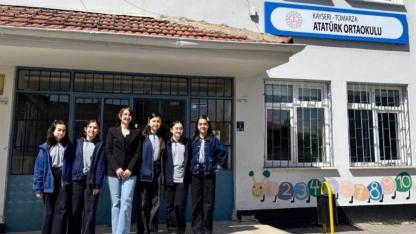 TOMARZA ATATÜRK ORTAOKULU KAYSERİ BİRİNCİSİ OLDU