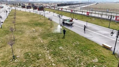 YEŞİL ALANLARA BAHAR DOKUNUŞU