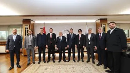 BÜYÜKKILIÇ, MHP HEYETİNİ AĞIRLADI