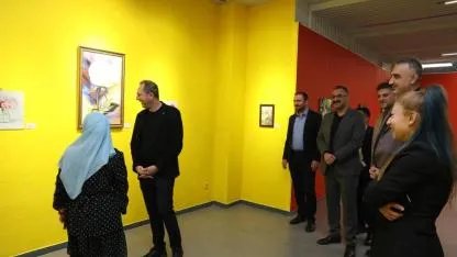 KAYMEK’İN “1 KALEM 1 FIRÇA” SERGİSİ SANATSEVERLERLE BULUŞTU