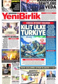 Yeni Birlik Gazete Manşeti