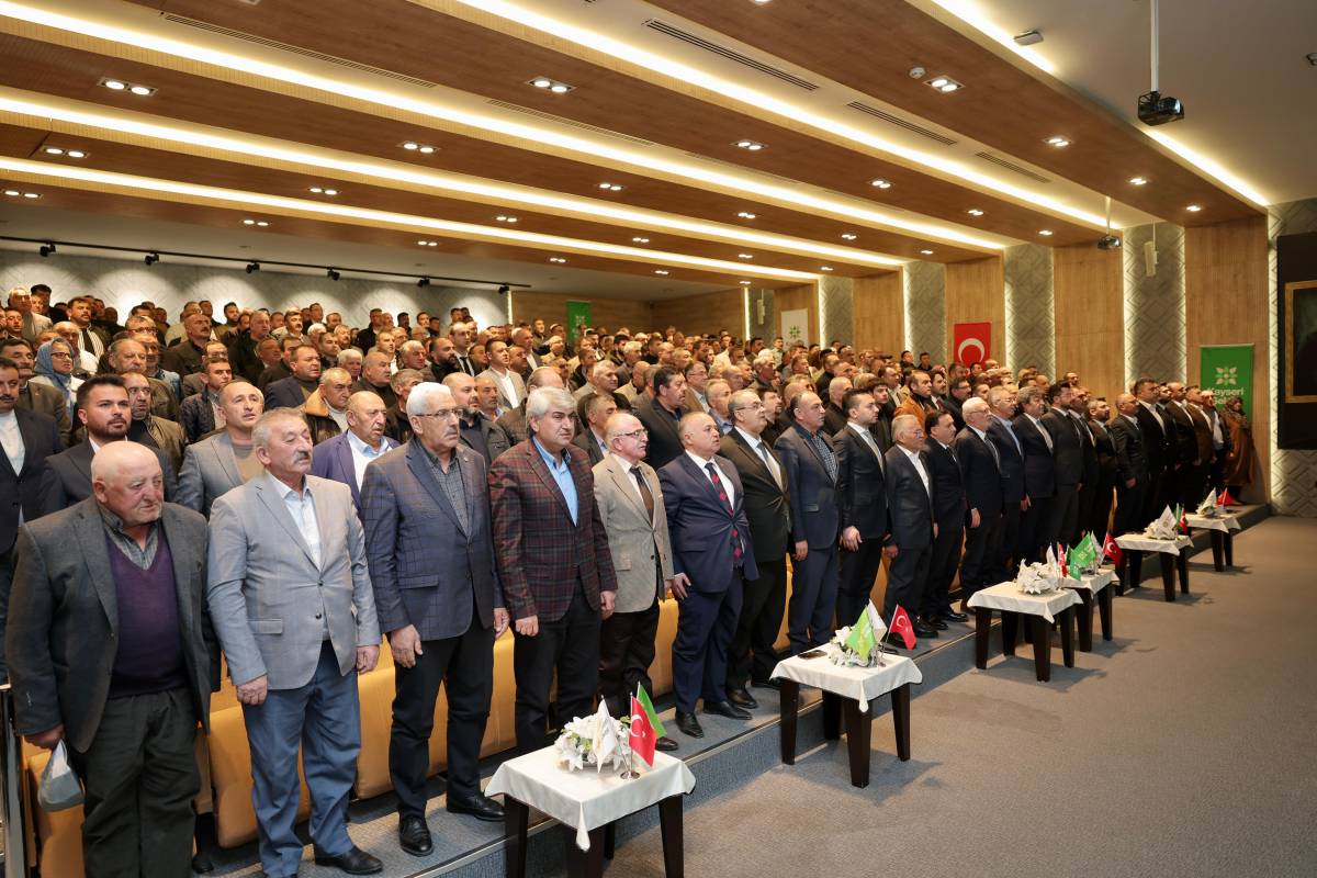 ŞEKER'DE 31.ÇİFTÇİ MECLİSİ YAPILDI