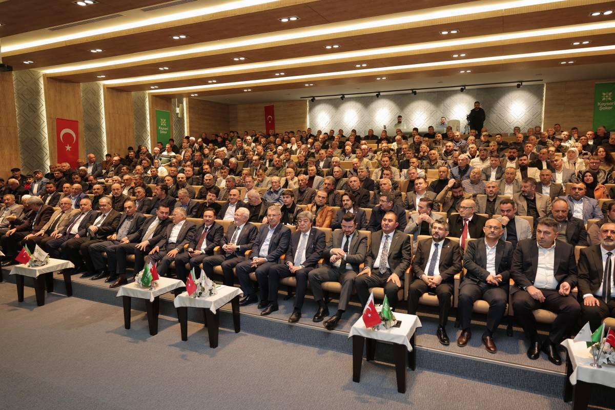 ŞEKER'DE 31.ÇİFTÇİ MECLİSİ YAPILDI