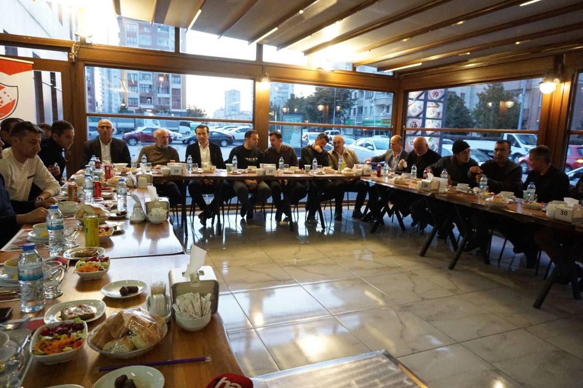 TFSKD KAYSERİ ŞUBESİ İFTARDA BİR ARAYA GELDİ