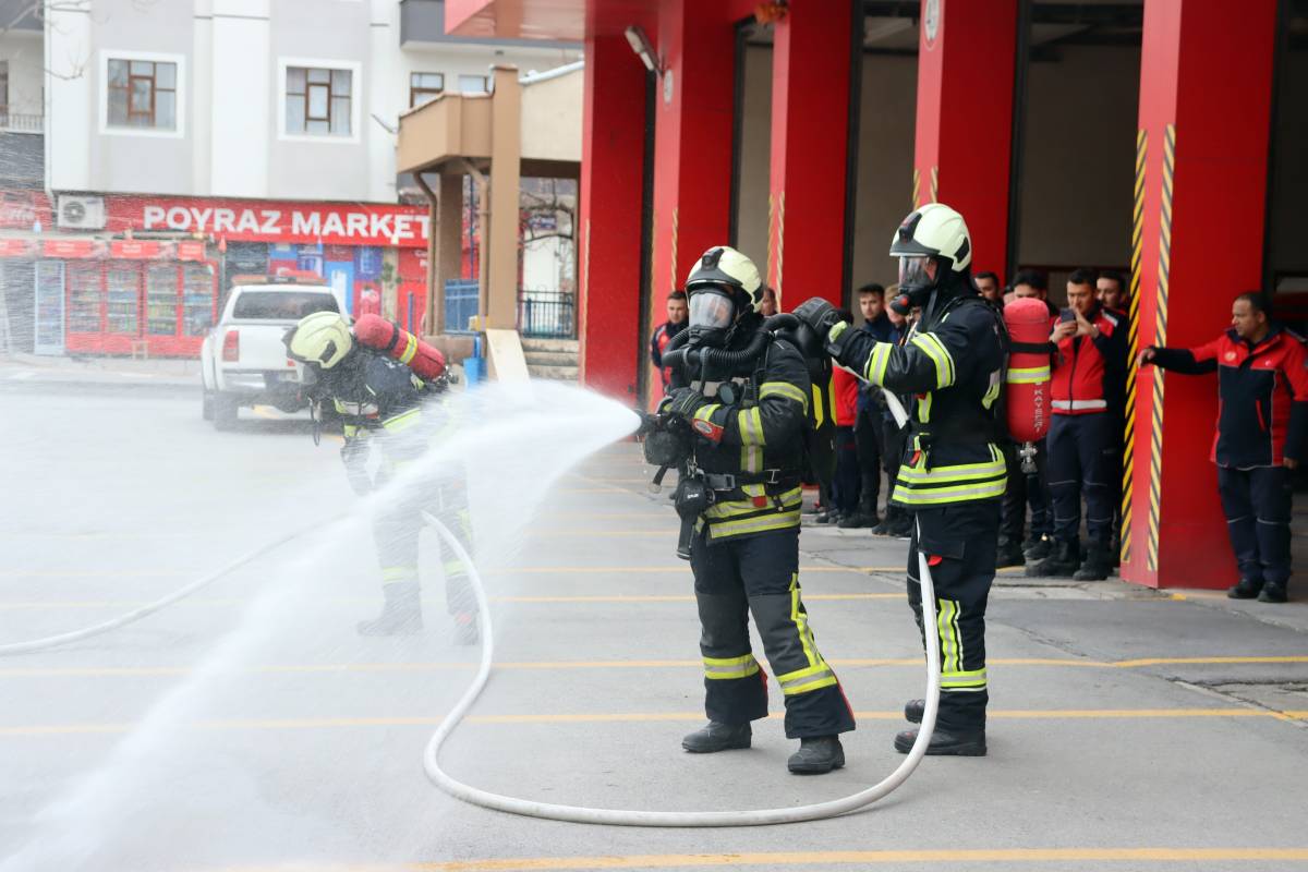 KAYSERİ İTFAİYESİ TEYAKKUZDA