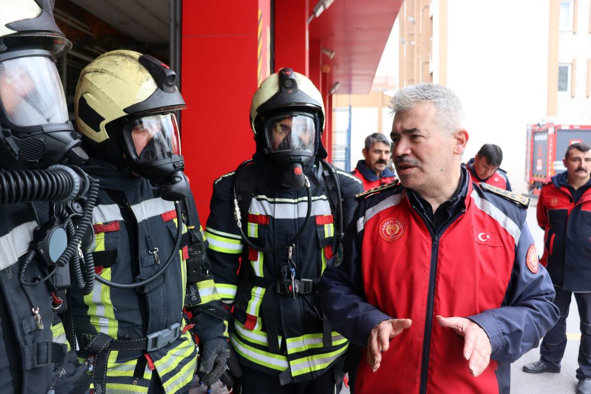 KAYSERİ İTFAİYESİ TEYAKKUZDA