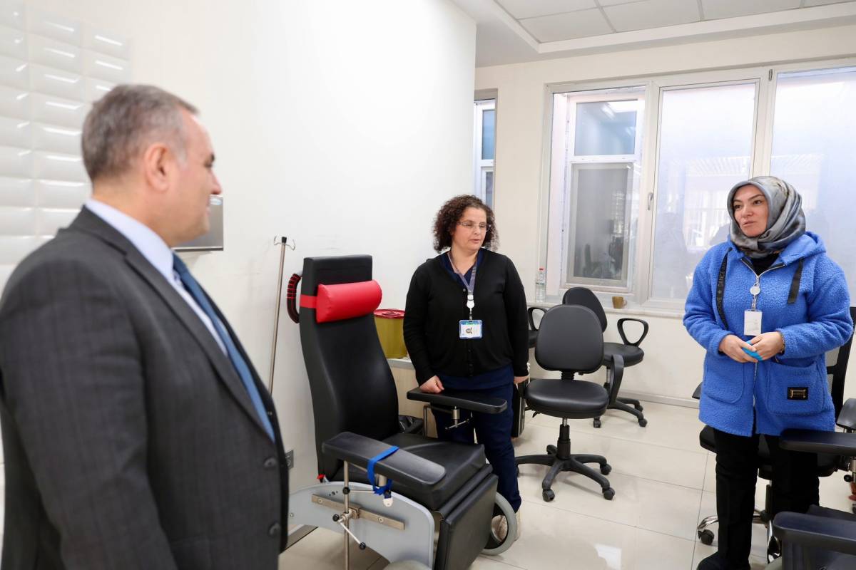 ALTUN'DAN SAĞLIK ÇALIŞANLARINA ZİYARET