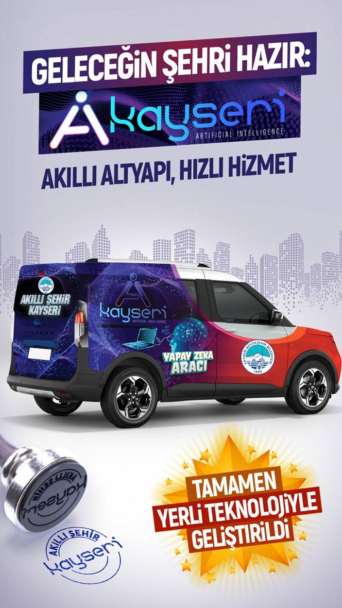 KAYSERİ, BELEDİYECİLİKTE YAPAY ZEKÂ KULLANAN NADİR ŞEHİRLER ARASINDA YER ALDI