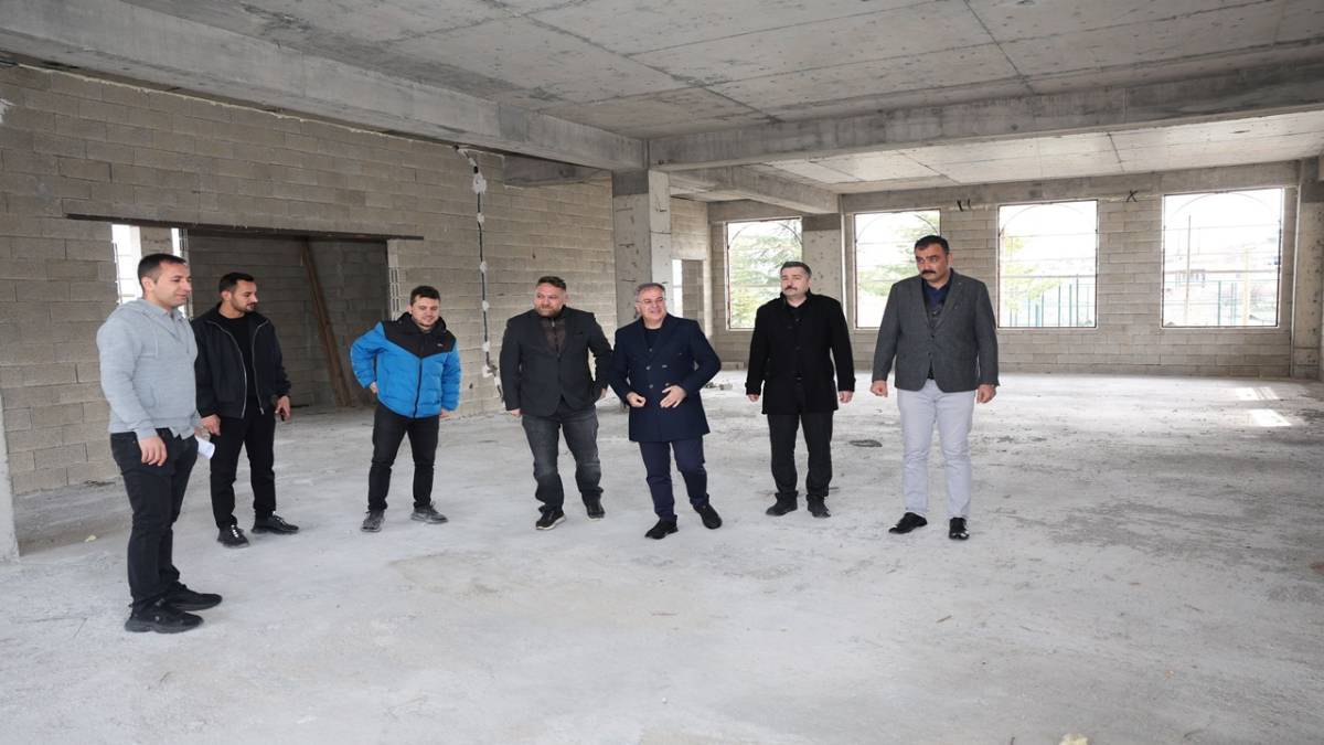 HACILAR'DA CAMİ VE GENÇLİK BURADA BÜTÜNLEŞECEK