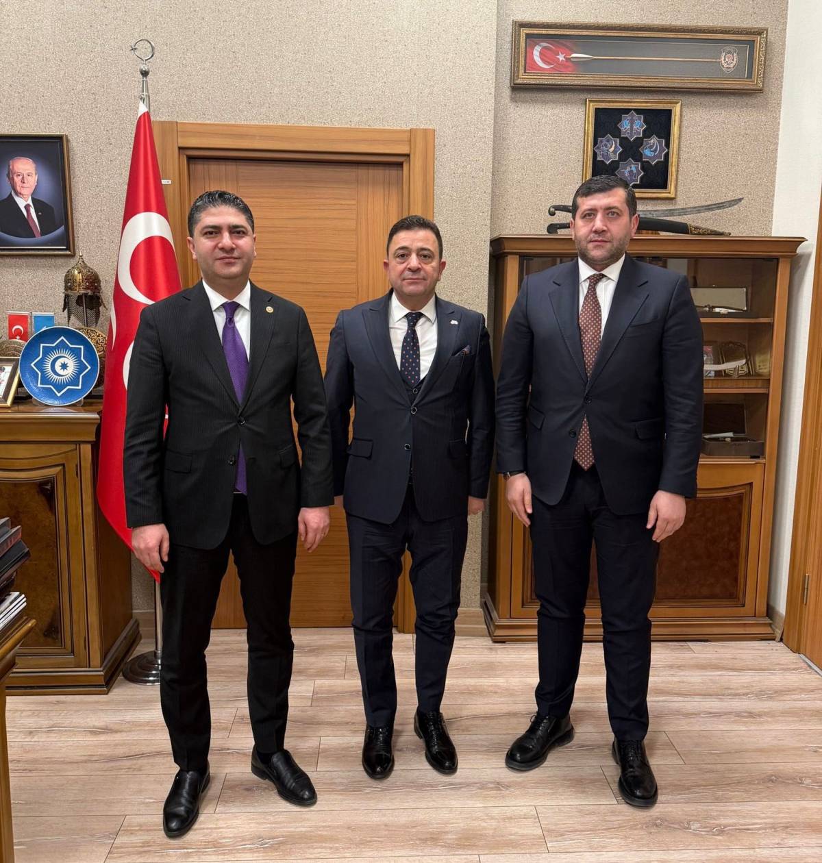 YALÇIN'DAN MHP'Lİ ÖZDEMİR VE ERSOY'A ZİYARET!